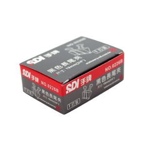 手牌 SDI 長尾夾 0226B/19mm (12支/盒)