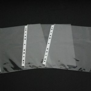 鼎盛 832A 11孔 萬用袋 白邊內頁 透明資料袋 (A4) (厚度0.07mm) (100入)