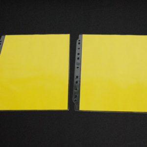 鼎盛 731 A4-11孔 PVC顆粒皮內頁附紙 白邊內頁 透明資料袋 (10張/包)