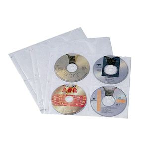 雙鶖牌CD-5007/四卡式8片裝CD內頁/10入/包(三孔)