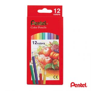 Pentel 飛龍 CB8-12TH 色鉛筆 (紙盒) (12色)