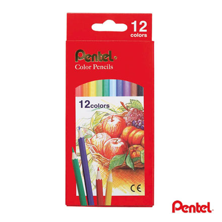飛龍 PENTEL CB8-12T 12色色鉛筆 (紙盒)