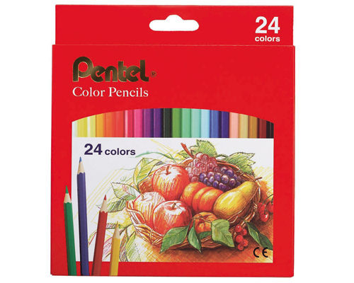飛龍 PENTEL CB8-24T 24色色鉛筆 (紙盒)