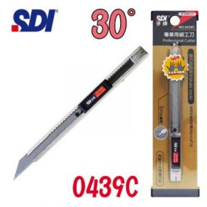 SDI 手牌 0439C 專業用30° 小美工刀 (內附30度專用刀片2片)