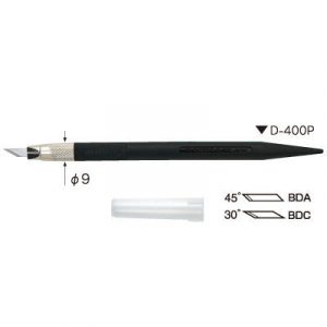 NT  Cutter D-400 黑柄專業型筆刀