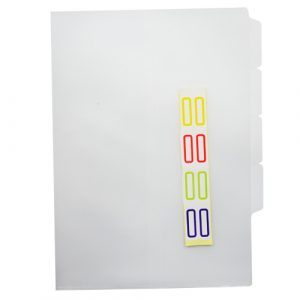 新德牌 多層 L型資料夾 透明文件夾 E310夾 (A4) (12入)