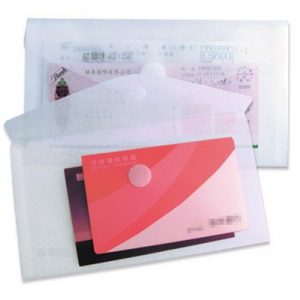 HFPWP 超聯捷 G905 支票型 黏扣式 文件袋 (橫式) (白色)