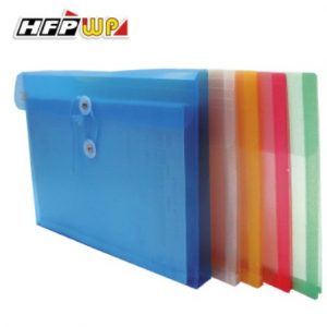 HFPWP 超聯捷 GF218 壓花透明文件袋 公文袋 (A4) (橫式) (附繩)