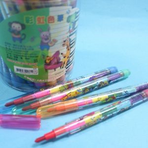 龍和 單支 學齡胖胖彩虹筆 (7色入)