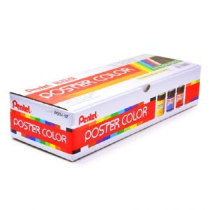 Pentel 飛龍 POS4-12 廣告顏料 (30cc) (12色組)