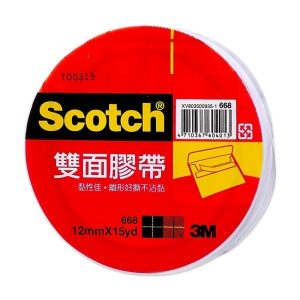 3M 668 雙面膠帶12mm