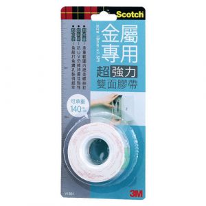 3M V1801金屬雙面膠帶 18mm