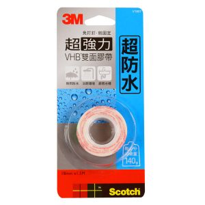 3M V1807 防水專用超強力雙面膠 18mm