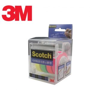 3M Scotch 812 可再貼 螢光標示膠帶