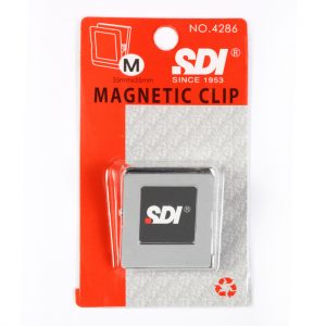SDI 手牌 4286 方型 強力磁夾 (中) (3.5 X 4 公分)