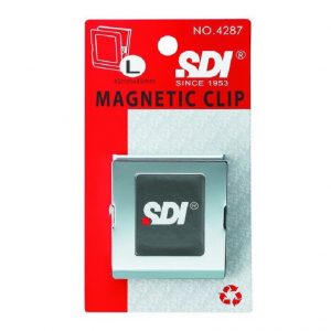 SDI 手牌 4287 方型 強力磁夾 (大) (4.5 X 5 公分)