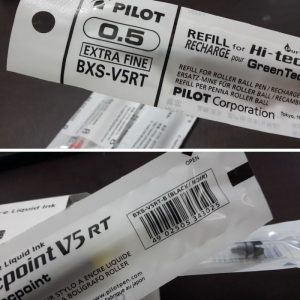 PILOT 百樂 BXS-V5RT 按鍵式鋼珠筆筆芯 (0.5mm)