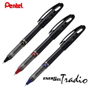 飛龍 Pentel 德拉迪塑膠鋼珠筆BLN115A / 黑桿 (0.5mm)