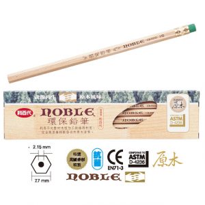 利百代 CB-9000 原木 環保皮頭鉛筆 (HB) (12入)