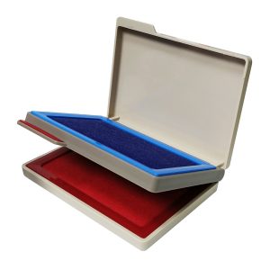 徠福 NO.2759 高級雙色 打印台 (藍紅)