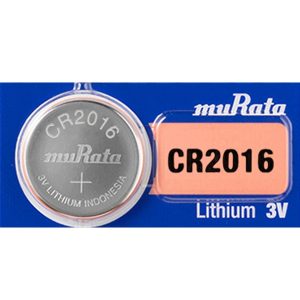 日本 muRata 鈕扣型鋰電池 CR2016 (1入) (原SONY 電池 新品牌)