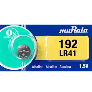 日本 muRata 鈕扣型鹼性電池 水銀電池 LR41 (192) ( 1入) (原SONY 電池 新品牌)
